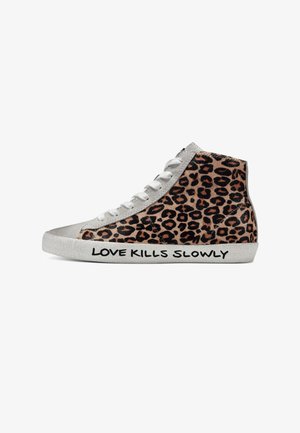 SCUFF ED - High-top trainers - white lt leopard