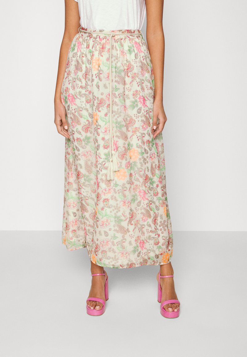 Slfivana Hw Ankle Skirt Birch