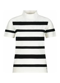 Monari Strickpullover - off-white ringel (103)