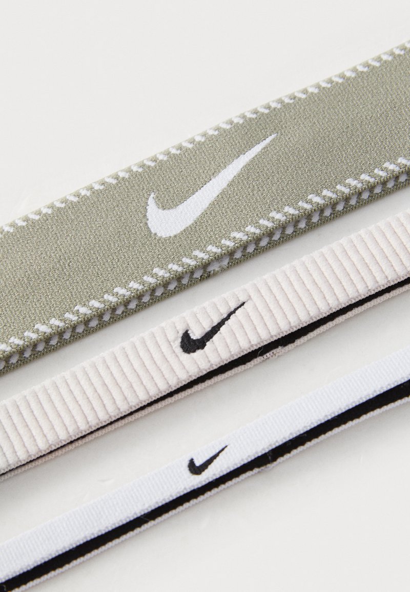 Fashion Nike Mens Hairband Nike Swoosh Headbands Wht/Blk