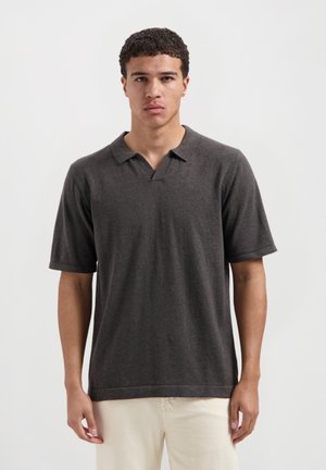 Poloshirt - anthracite melange