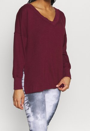 Sweatshirt - dark red