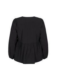 Zizzi LANGEN ÄRMELN - Blūze - black white bow