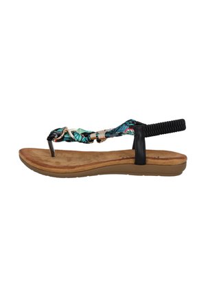 T-bar sandals - schwarz