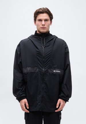 SPIRE VALLEY™ HOODED - Vetrovka - black/shark