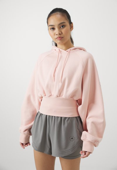 adidas by Stella McCartney HOODIE - Felpa con cappuccio - vapour pink