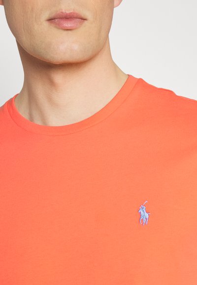 Polo Ralph Lauren CUSTOM SLIM FIT JERSEY CREWNECK T-SHIRT - T-shirt básica - deep mango
