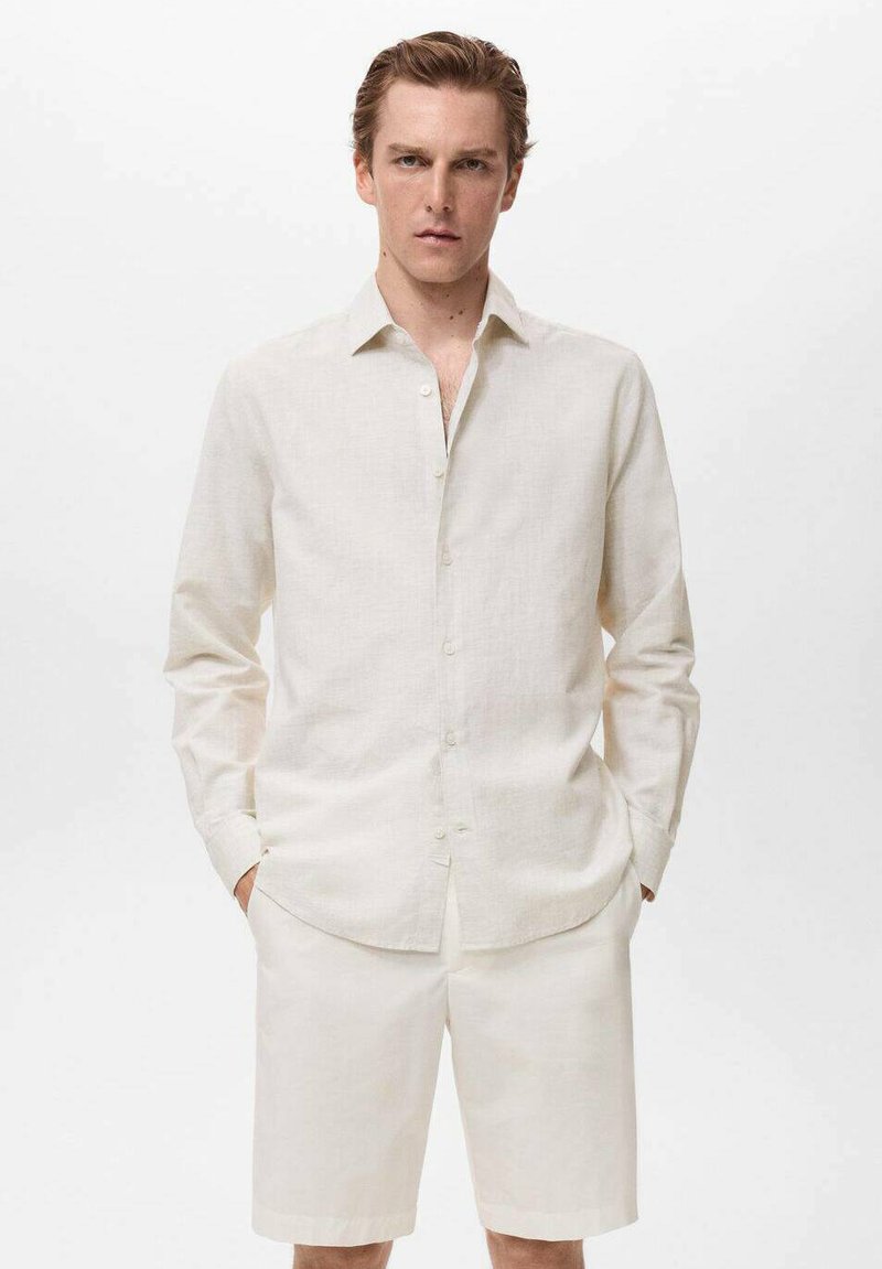 Mango - Overhemd - off white, Vergroten