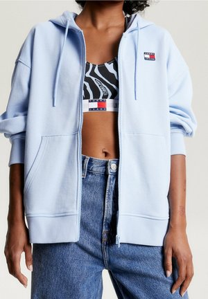 Sweater met rits - blue