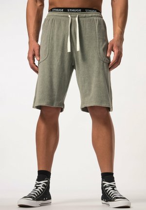 STHUGE BERMUDA ELASTICATED WAIST - Trainingsbroek - elephant grey