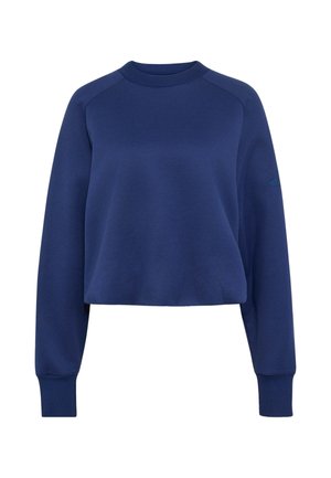 adidas Sportswear, ADIDAS SPORTSWEAR SOFT LUX WINTER KNIT SWEATSHIRT - Sweatshirt - dark blue