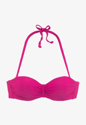 BANDEAU - Bikini top - pink