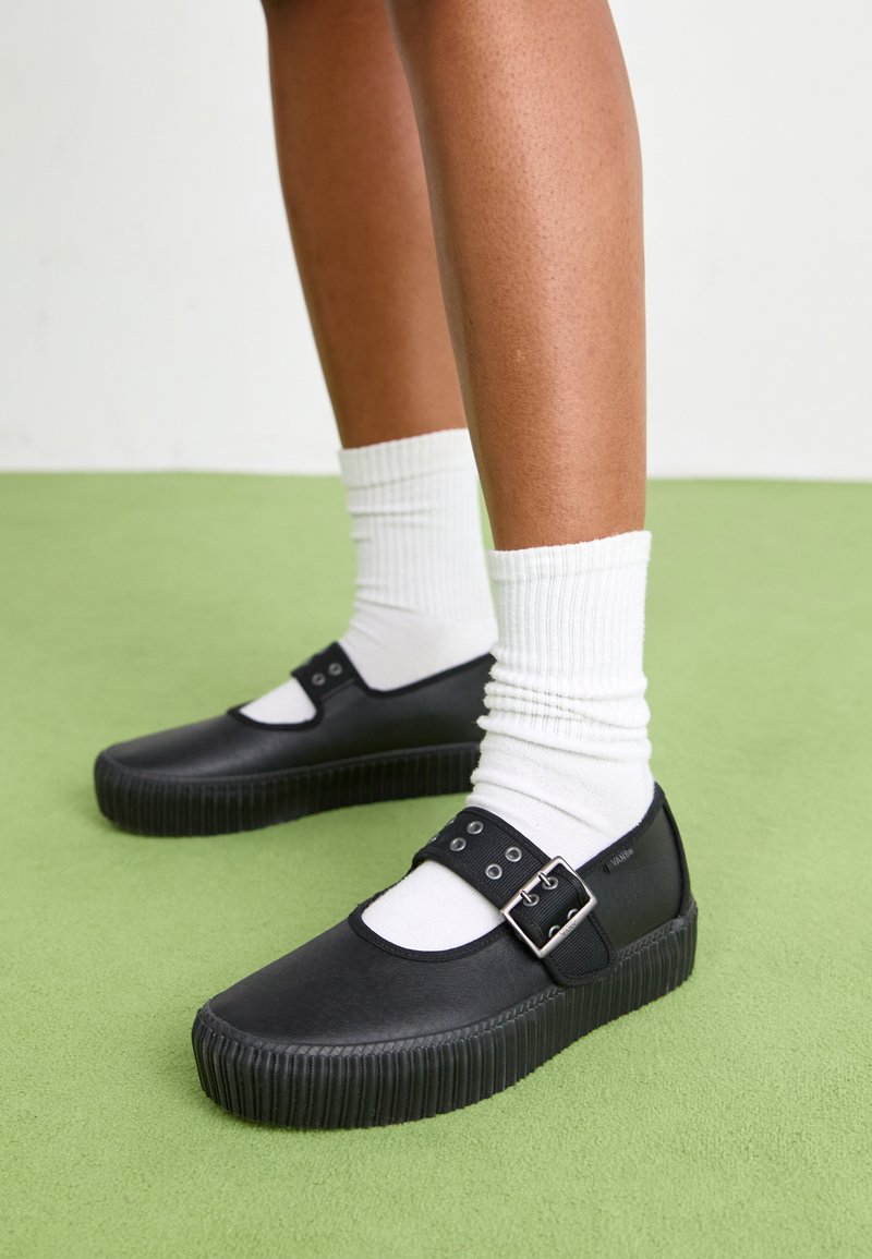Vans CREEPER - Ballet pumps - grunge core black/black - Zalando.co.uk