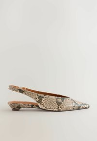 Next REGULAR FIT  FOREVER COMFORT POINT TOE  - Ballerine sling - snake