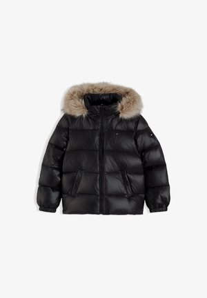 Tommy Hilfiger, ESSENTIAL UNISEX - Пухено яке - black