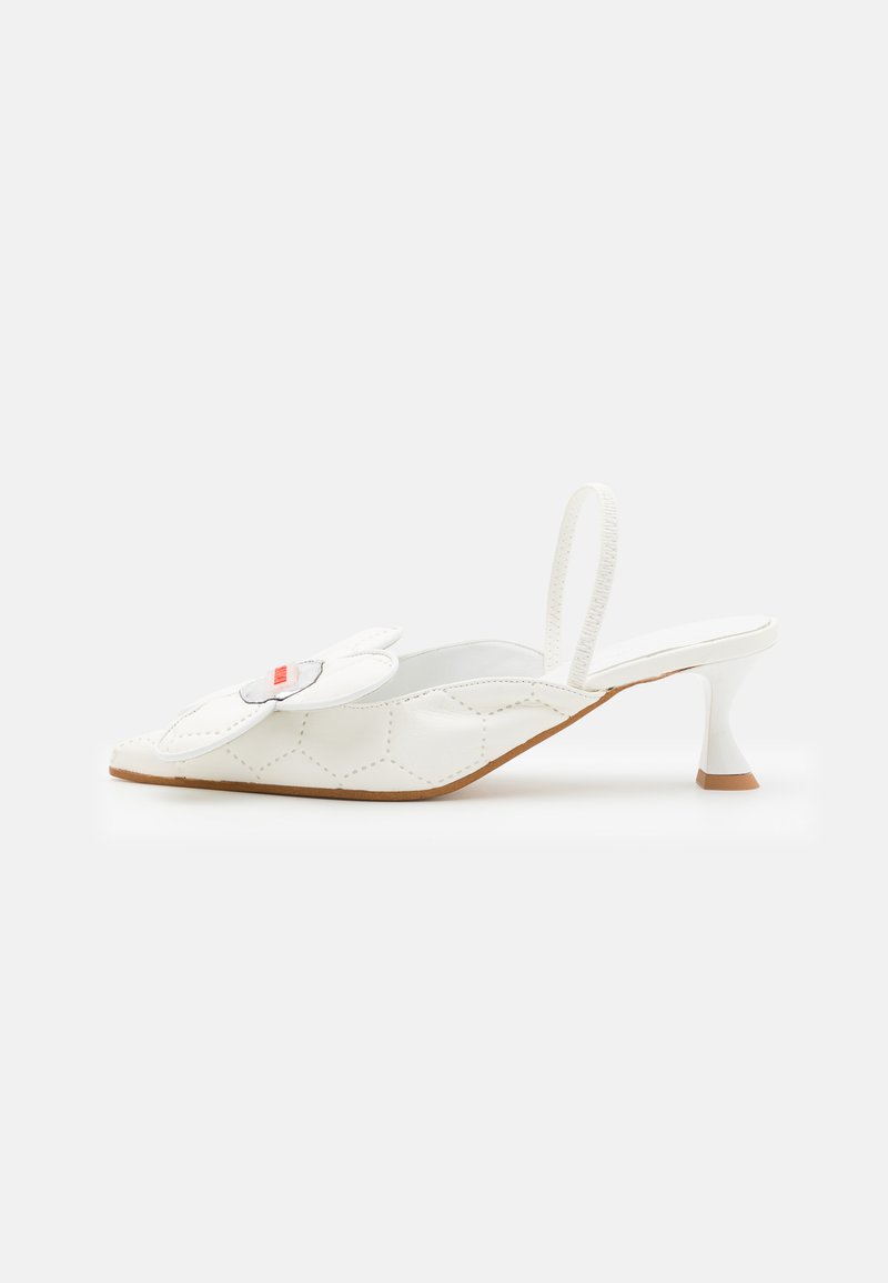 Mules à Talon Pointues Cavallini - Taille 9 US Femme - Neuf Sans Emballage - Métallisé