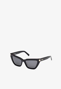 Selected, glossy black smoke gray