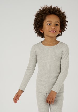 COL ROND - T-shirt à manches longues - grey