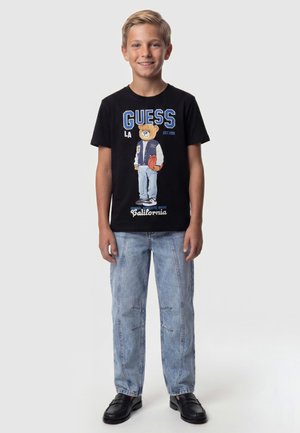 Guess, - T-shirt z nadrukiem