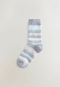 Unselected, black pastel fairisle