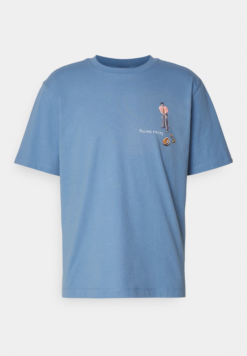 Filling Pieces T-shirt print blauw