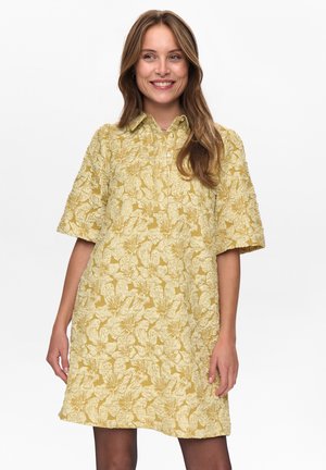 Rochie tip cămașă - gold flake