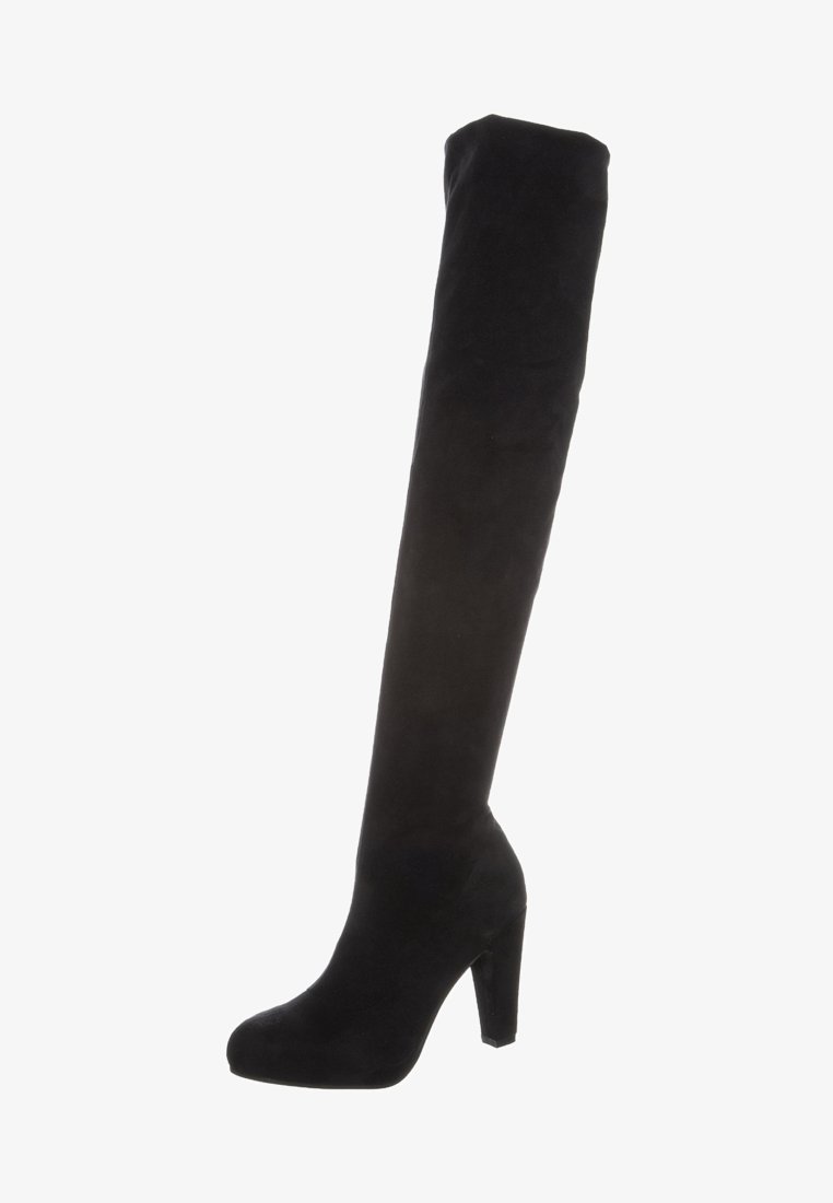 Anna Field Botas de tacón - black