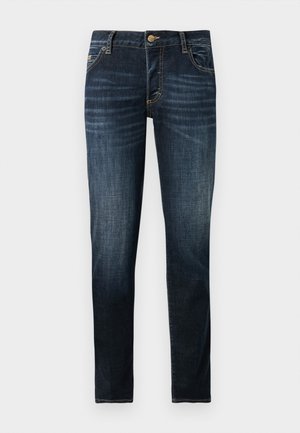 MEDIUM WAIST JENNIFER - Vaqueros slim fit - navy blue