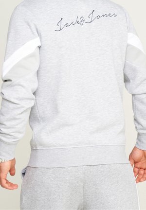 Collegepaita - mottled light grey