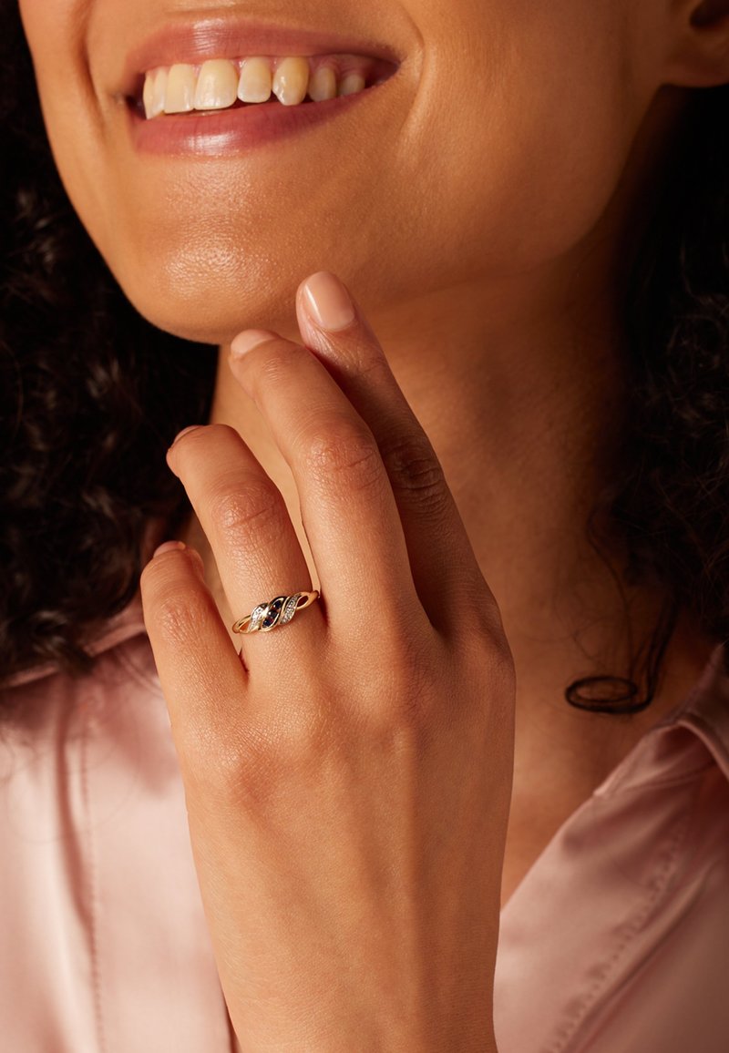 Lucardi Ring - gold-coloured