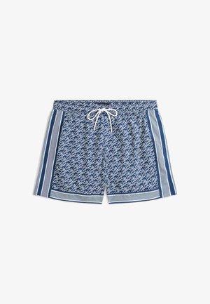 Tommy Hilfiger, PRINT MID LENGTH - Badeshorts - th script preppy navy