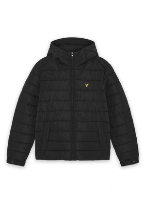Lyle & Scott, HOODED QUILTED JACKET - Winterjas - jet black