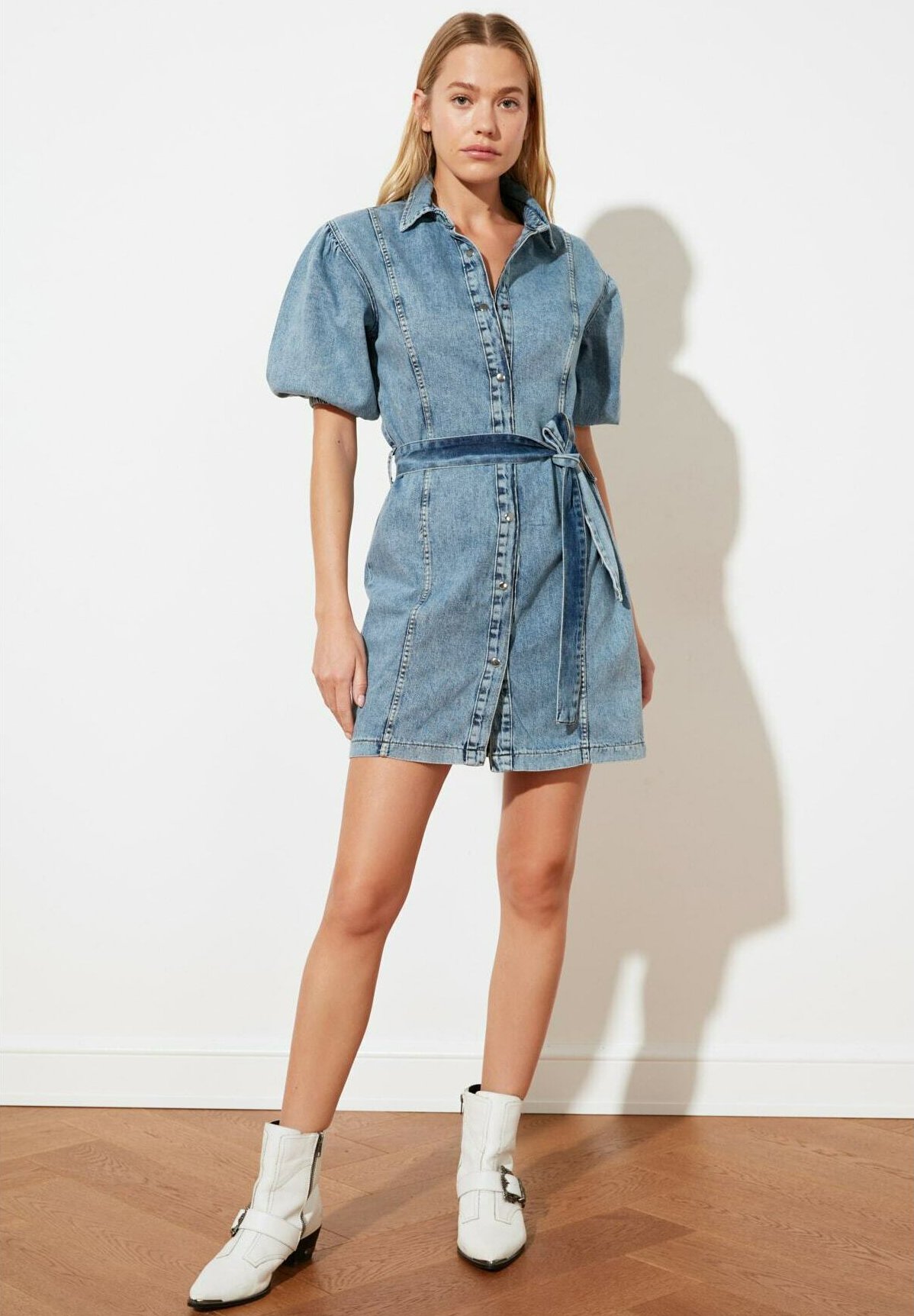 Trendyol Vestito di jeans - blue/blu - Zalando.it