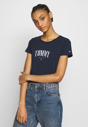 SCRIPT - T-shirts med print - twilight navy