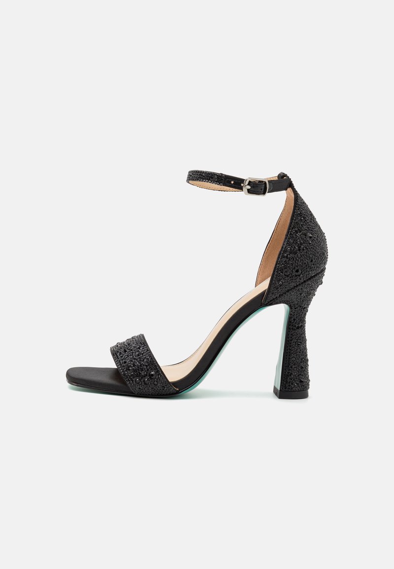 Blue by Betsey Johnson DANI - Magas sarkú szandálok - black