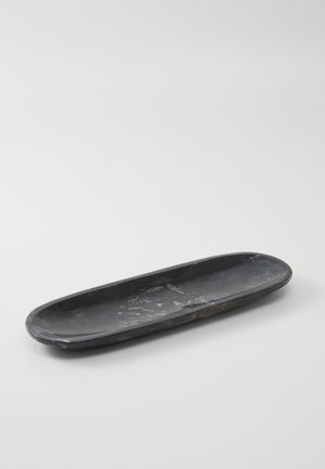 BLACK ONYX OVAL TRAY - Plateau - black