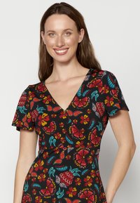 Koroshi SHORT SLEEVE - Vestido informal - multicoloured