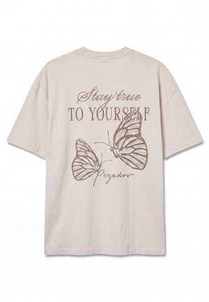 Pegador, BEJA - Μπλουζάκι με στάμπα - washed cream
