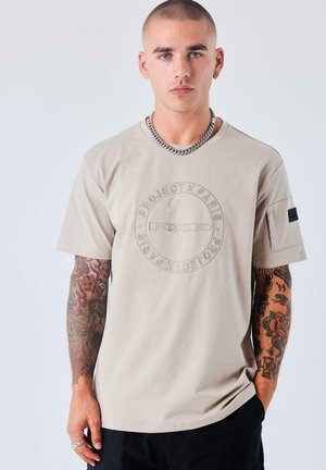 Camiseta estampada - arena