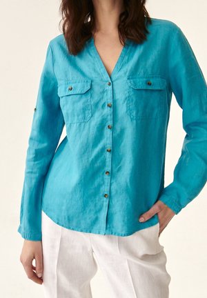Blouse - turquoise
