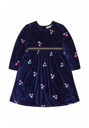 STAR EMBROIDERED PARTY-REGULAR FIT - Robe de soirée - navy
