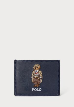 Polo Ralph Lauren POLO BEAR LEATHER CARD CASE - Pénztárca - newport navy