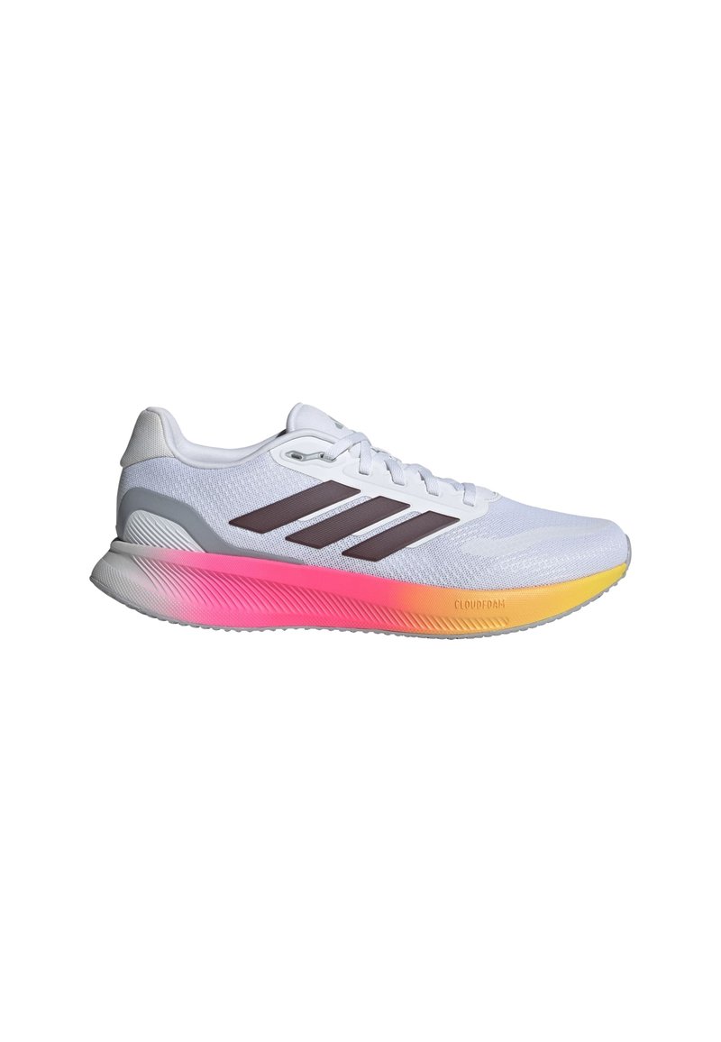 adidas Performance RUNFALCON 5 - Chaussures de running sur route - cloud white   aurora met core black