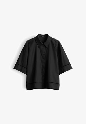 someday., RELAXED BOXY DETAIL - Hemdbluse - black
