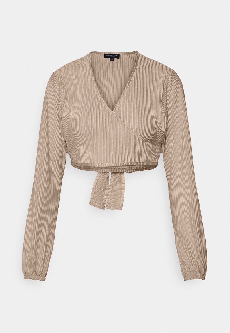 South Beach Petite Blouse beige