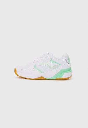 SCREEN - Handball shoes - white/mint