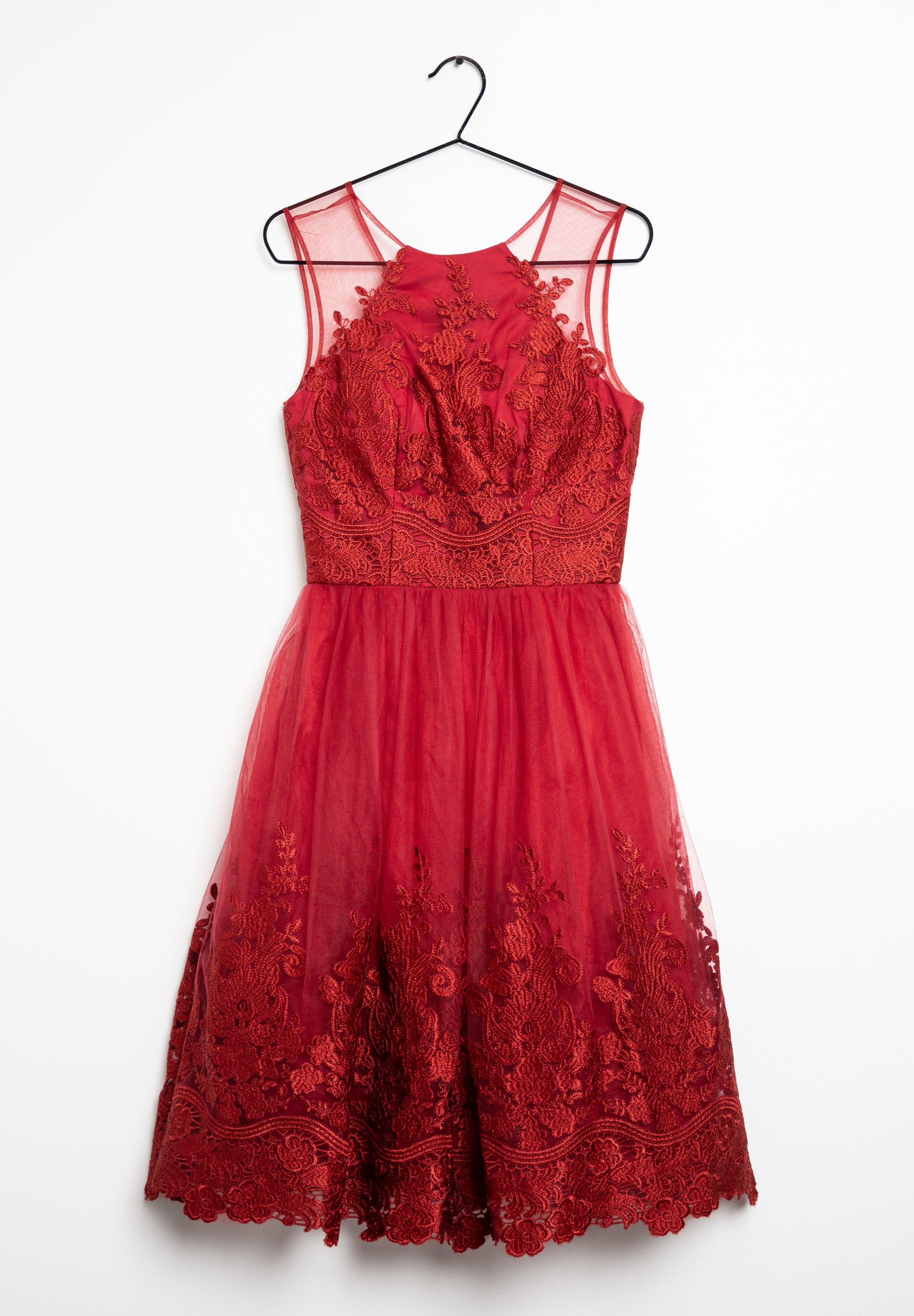 Chi Chi London Red Dress Chi Chi London Cocktail Dress Party Dress Red  (Pre-owned