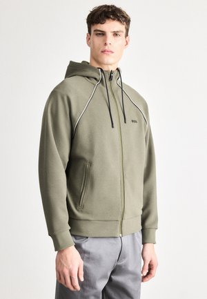 JOIN SAGGY - Mikina so zipsom - olive