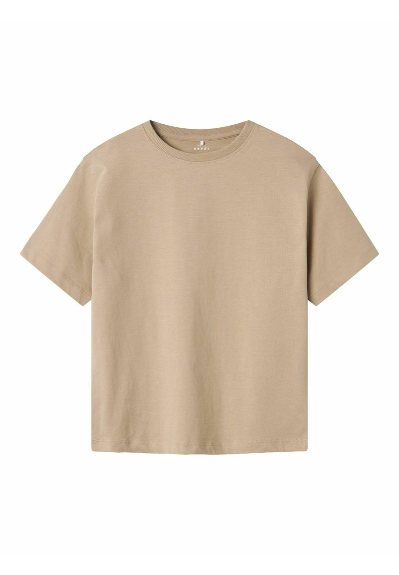 name it T-shirt basic beige name it T-shirt basic beige
