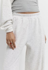 PULL&BEAR SOFT TOUCH - JOGGERS - Træningsbukser - light grey